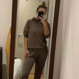 Taupe Aritzia Hoodie (pants selling separately)